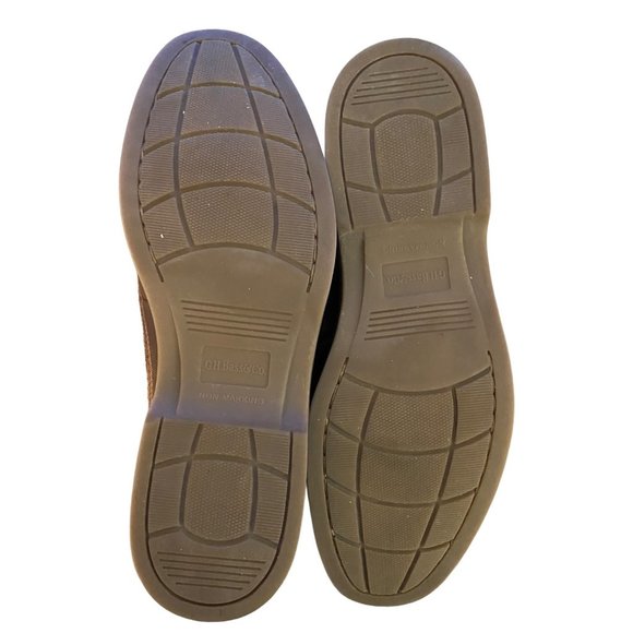 GH Bass Shoes Men 13M Brown Leather & Tweed Pasadena Wingtip Longwing Brogue - Picture 9 of 16